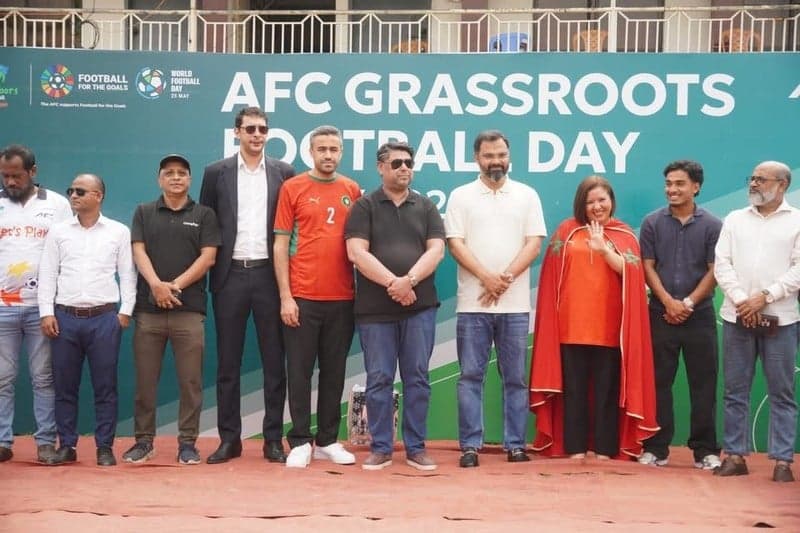 Morocco encourages football in Bangladesh.