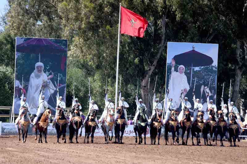 The sounds of rifles pierce the silence of "Dar es Salaam".. the Tbourida inaugurates the "Silver Jubilee".