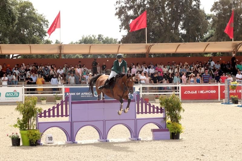 The knight and Dar win the King Mohammed VI Prize for show jumping.