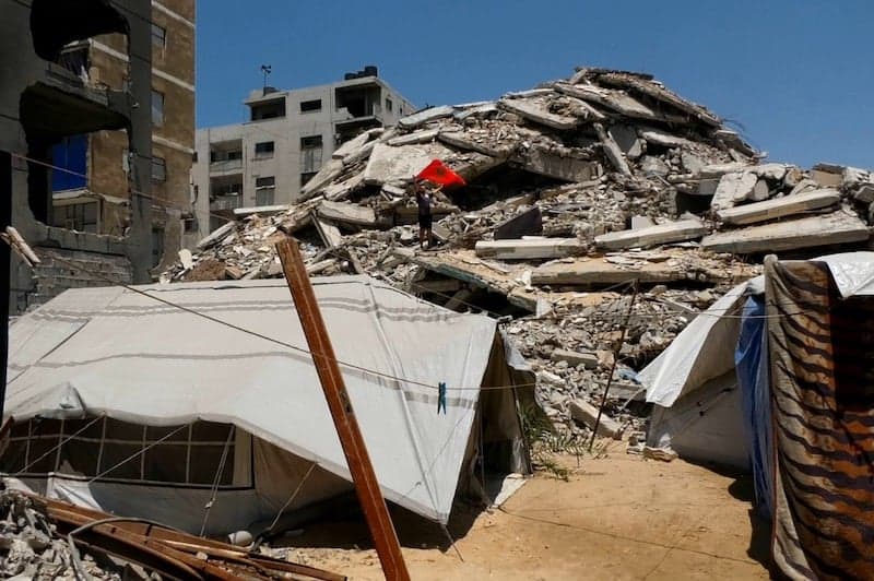 Gaza supports the "Atlas Lions" in the World Cup quarter-finals against France.