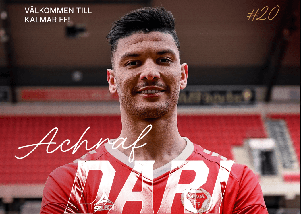 Achraf Dari arrives in Sweden to strengthen Kalmar's defense