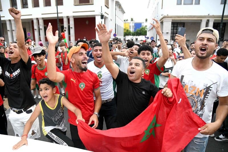 Morocco's qualification for the World Cup quarter-finals unites the streets in an extraordinary and joyful night.